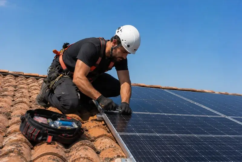 Maintenance et monitoring de panneaux solaires à Saint-Gervais-les-Bains